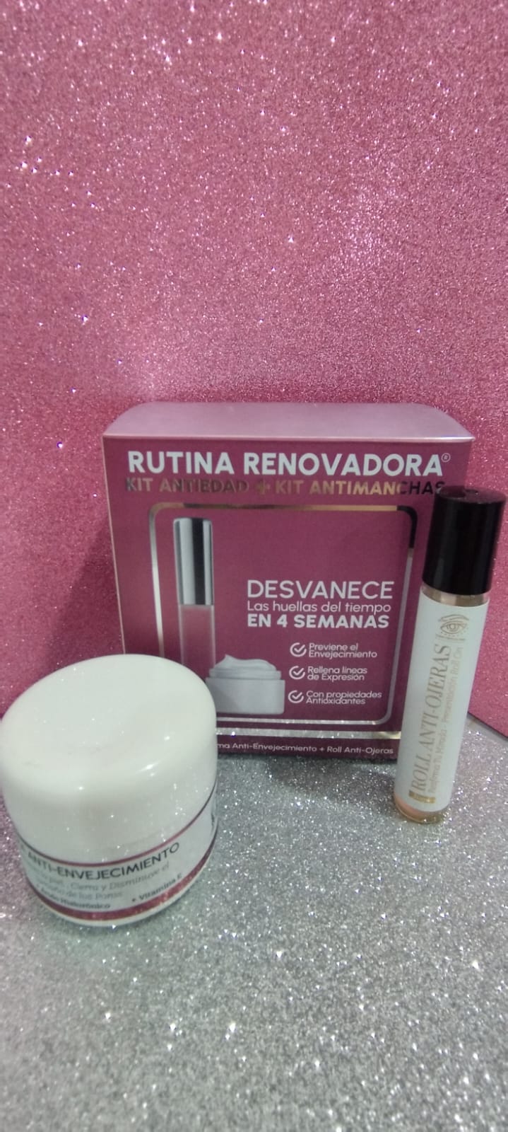 Miniatura 7 de Kit Crema Antiedad + Roll On Antiojeras